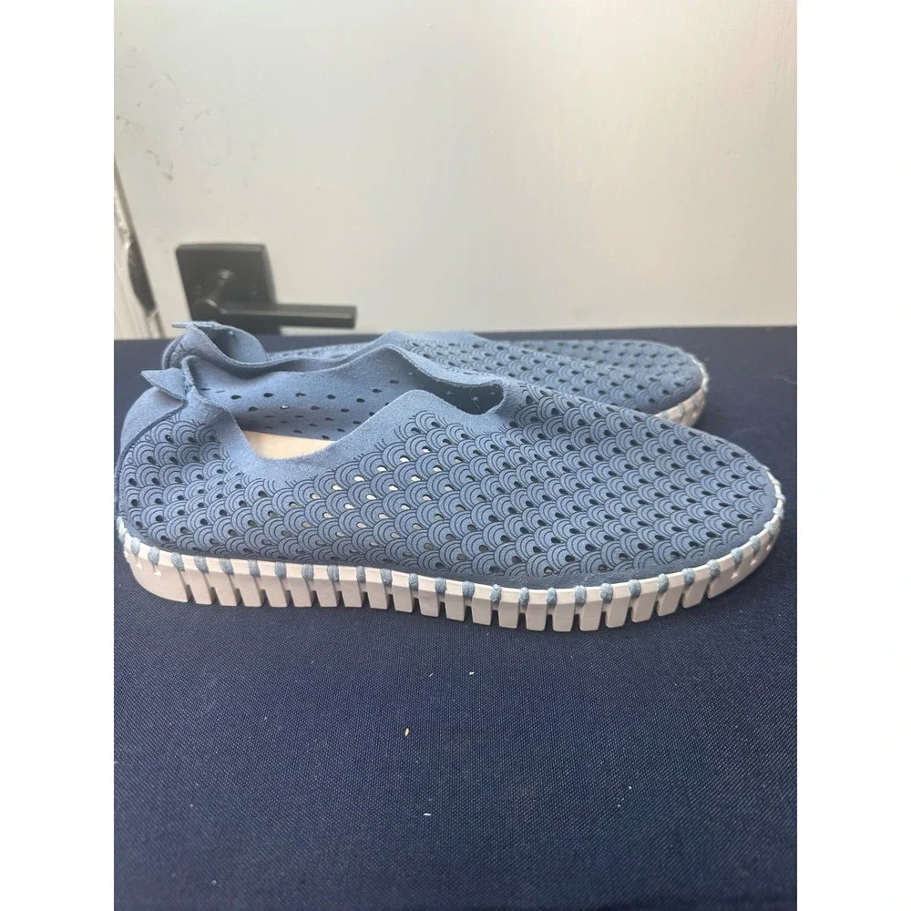 Ilse Jacobsen | Light Regetta Blue Tulip 139-656 Slip On Shoes| Size 40/9.5-10